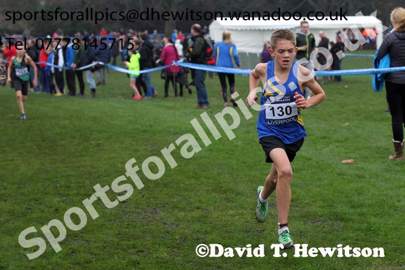 Boys under-13s European Cross Country Trials, Sefton Park, Liverpool. Photo: David T. Hewitson/Sports for All Pics